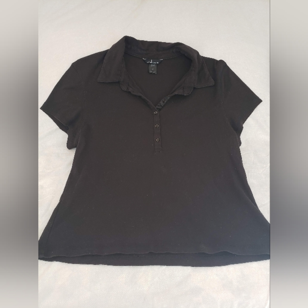 🥰❣️2 for $16-Victoria Secret MODA International Black polo